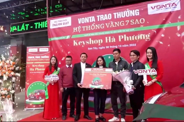 Đại lý kinh doanh thiết bị điện được VONTA tặng thưởng ô tô