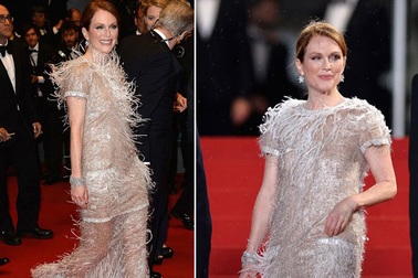 Mỹ nhân Hollywood đua nhau diện váy áo xuyên thấu tại Cannes