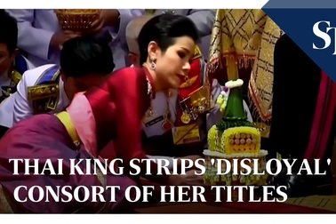 Quốc vương Thái Lan tước bỏ mọi tước hiệu của Hoàng quý phi