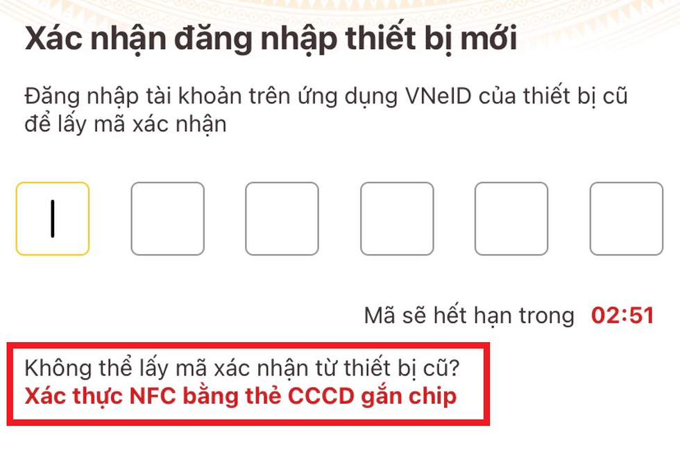 Cách đăng nhập lại vào tài khoản VNeID khi bị mất điện thoại - 5