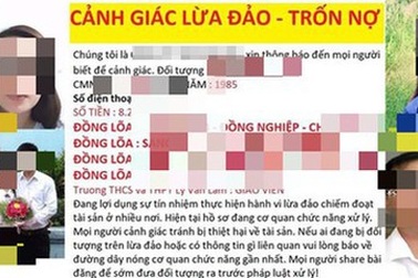 Một giáo viên vay tiền, cả trường bị khủng bố