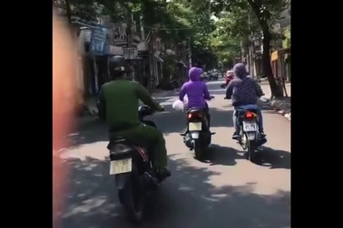 Hai "ninja" đường phố và một tình huống giao thông tréo ngoe