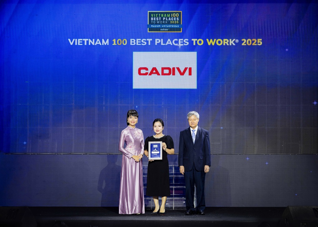 CADIVI vào “Top 20 nơi làm việc tốt nhất Việt Nam 2025” - 1 CADIVI vào “Top 20 nơi làm việc tốt nhất Việt Nam 2025” - 1