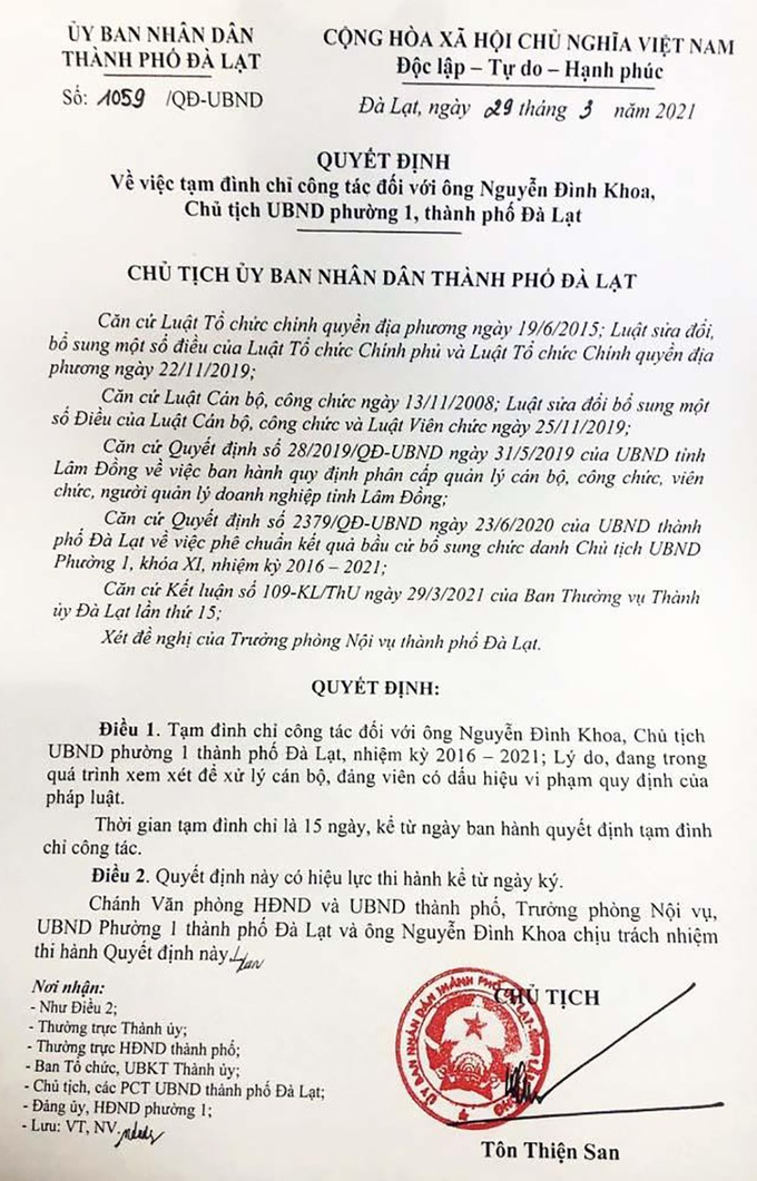 Lâm Đồng: 2 chủ tịch phường dương tính với ma túy - Ảnh 2. Lâm Đồng: 2 chủ tịch phường dương tính với ma túy - Ảnh 2.