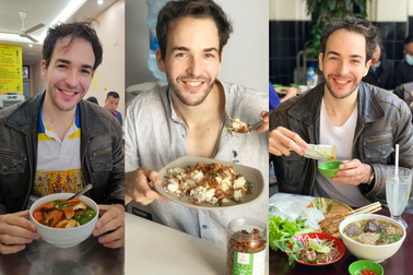 Chàng trai Pháp "ghiền" món tiết canh của người Việt