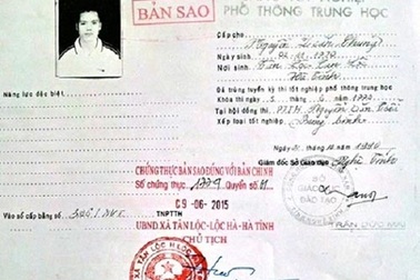 Bị phát hiện dùng bằng giả, trưởng công an xã nộp đơn xin nghỉ việc