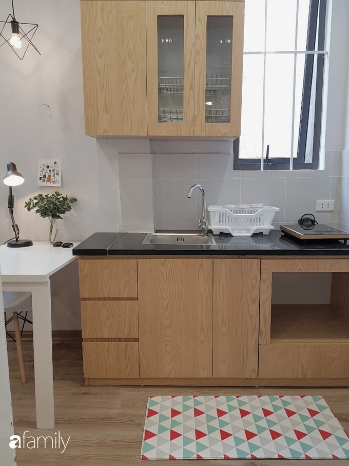 Căn hộ 18m² vừa chật vừa bí được cải tạo rộng đẹp hiện đại sau khi đập tường, bỏ gác xép ở Hà Nội - Ảnh 12. Căn hộ 18m² vừa chật vừa bí được cải tạo rộng đẹp hiện đại sau khi đập tường, bỏ gác xép ở Hà Nội - Ảnh 12.