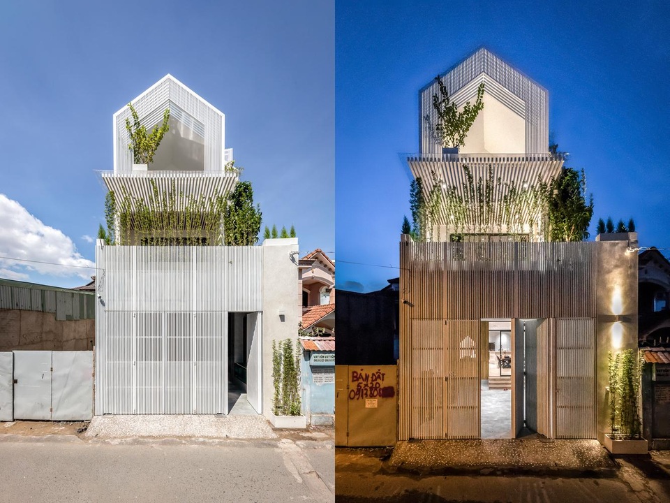 Nhà Sài Gòn có mặt tiền chống trộm, tối giản không gian vẫn đẹp bất ngờ - 1