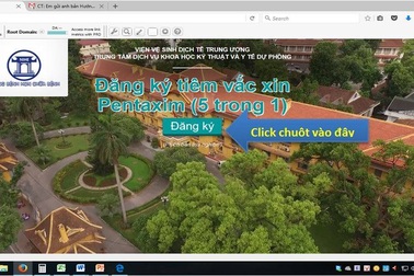 Viện Vệ sinh dịch tễ tổ chức đăng ký thêm 3000 liều vắc xin Pentaxim