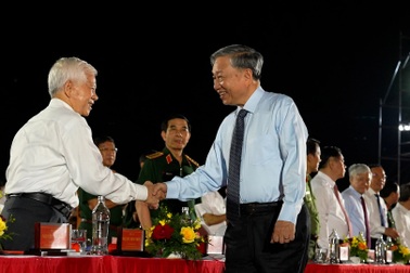 Tổng Bí thư Tô Lâm dự chương trình "Đất nước trọn niềm vui" ở TPHCM