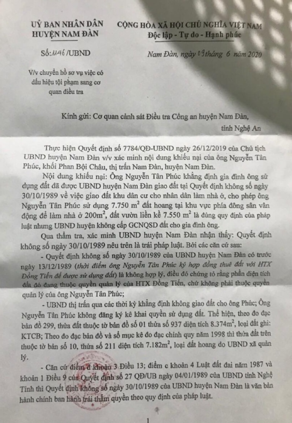 Diễn biến bất ngờ vụ thu hồi đất vô lý, dân kiện chính quyền ra tòa - 5 Diễn biến bất ngờ vụ thu hồi đất vô lý, dân kiện chính quyền ra tòa - 5