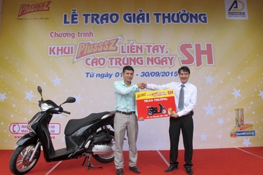 Plusssz chúc mừng khách hàng trúng thưởng SH