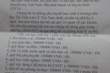 Nam Định: Phụ huynh chưa đồng tình, trường vẫn quyết làm xã hội hóa