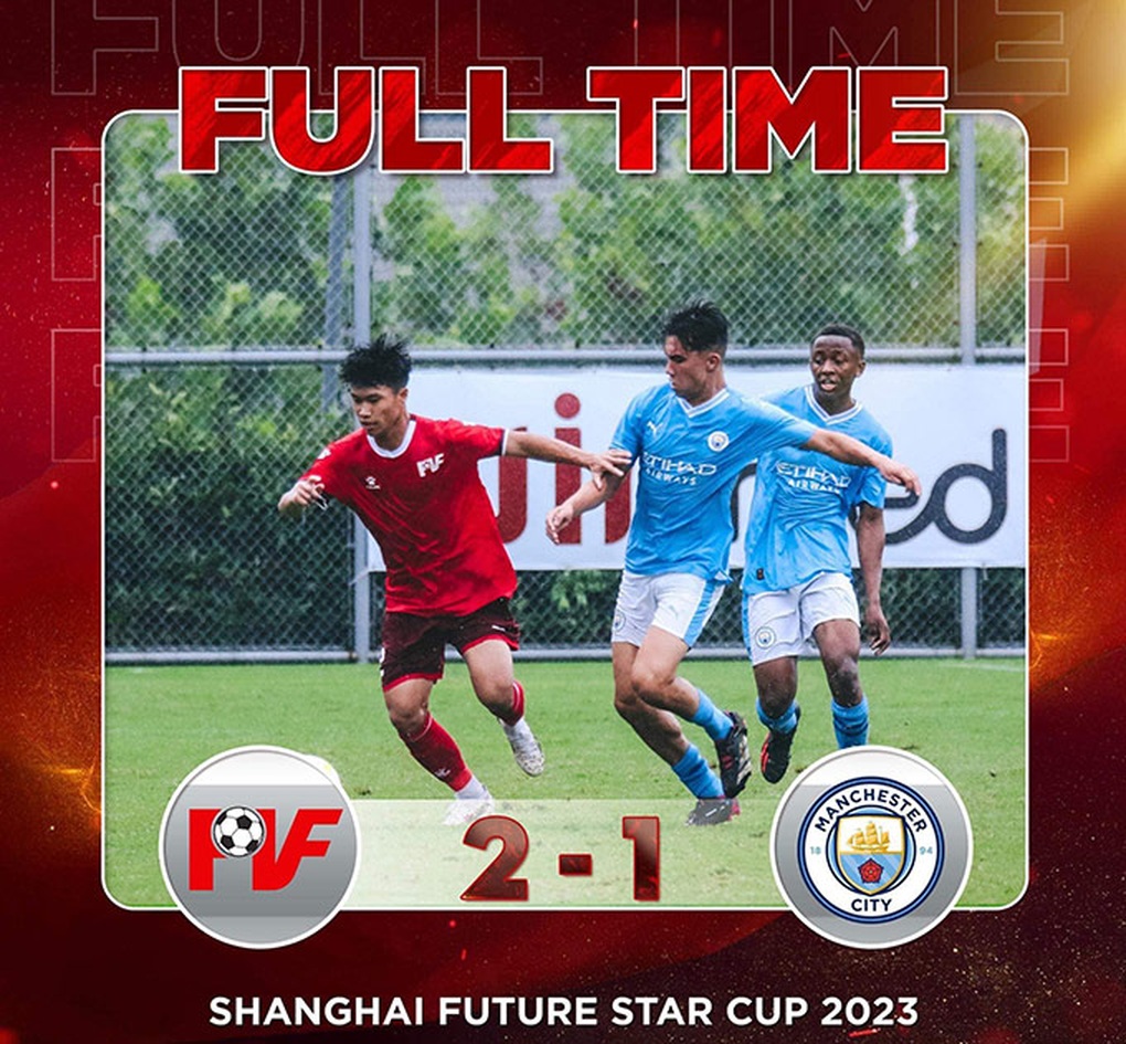 Đánh bại đội trẻ Man City, đại diện Việt Nam gây bất ngờ lớn - 1 Đánh bại đội trẻ Man City, đại diện Việt Nam gây bất ngờ lớn - 1