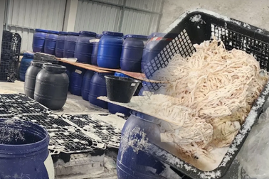 Hơn 41 tấn lòng heo lậu từ Trung Quốc bốc mùi, nghi dùng cho các nhà hàng