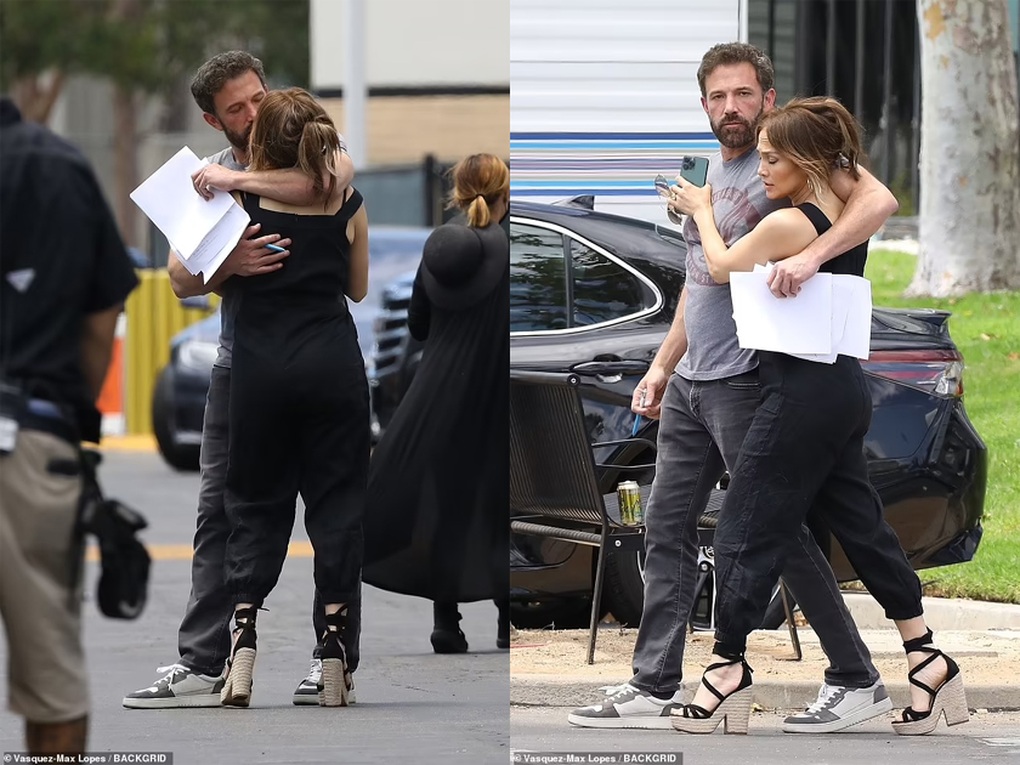 Jennifer Lopez tình tứ hôn Ben Affleck tại trường quay - 1 Jennifer Lopez tình tứ hôn Ben Affleck tại trường quay - 1