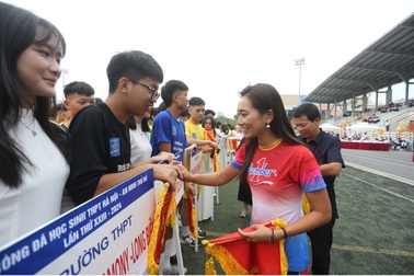 Khai mạc giải bóng đá học sinh THPT Hà Nội - Cúp Number 1 Active