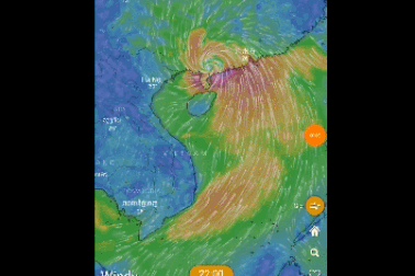 Thủ thuật giúp theo dõi trực tiếp hướng đi của siêu bão Mangkhut ngay trên smartphone