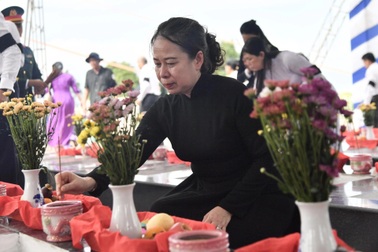 Phó Chủ tịch nước dự lễ truy điệu, an táng 235 liệt sĩ tại An Giang