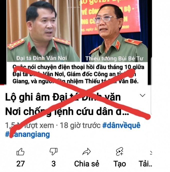 Một số kênh, trang mạng xã hội còn cố tình phát tán clip cắt ghép hình ảnh và nội dung bình luận vụ việc sai sự thật để tiếp tay cho kẻ phản động.