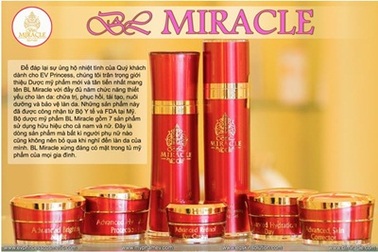 EV Princess ra đời dược mỹ phẩm tân tiến mới BL Miracle