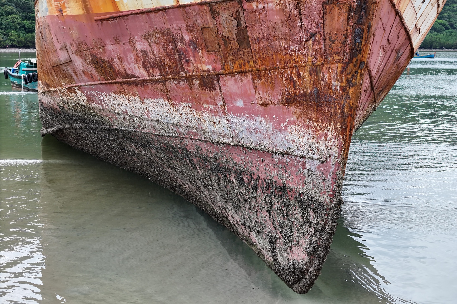 Hình ảnh cuối cùng của tàu hoang Sheng Li trước khi được kéo khỏi Côn Đảo - 5 Hình ảnh cuối cùng của tàu hoang Sheng Li trước khi được kéo khỏi Côn Đảo - 5