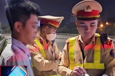 Kiểm tra ô tô trên Vành đai 3, CSGT phát hiện tài xế dương tính với ma túy