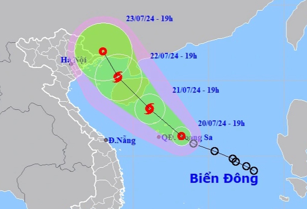 Áp thấp mạnh lên, cả nước mưa lớn - 1 Áp thấp mạnh lên, cả nước mưa lớn - 1