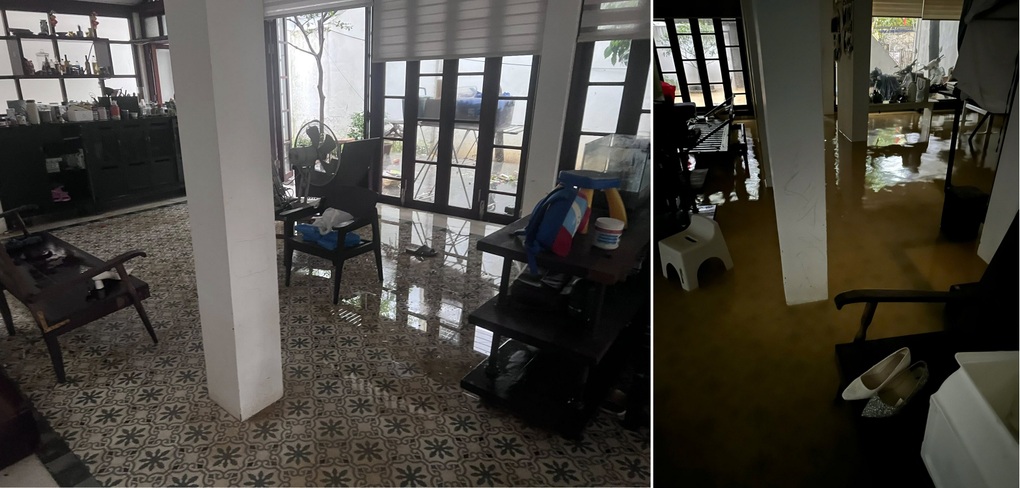 Vừa dọn dẹp xong, người dân Huế bật khóc vì lũ dâng cao trở lại - 1 Vừa dọn dẹp xong, người dân Huế bật khóc vì lũ dâng cao trở lại - 1