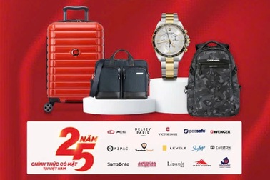 House Of Luggage ưu đãi mừng 25 năm đưa các thương hiệu vali quốc tế đến Việt Nam