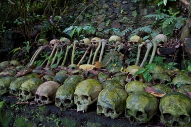 Rợn người trước nghĩa địa lộ thiên trên hòn đảo đẹp nhất thế giới