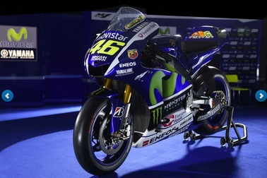 Movistar Yamaha MotoGP công bố xe đua chính thức ở MotoGP 2015