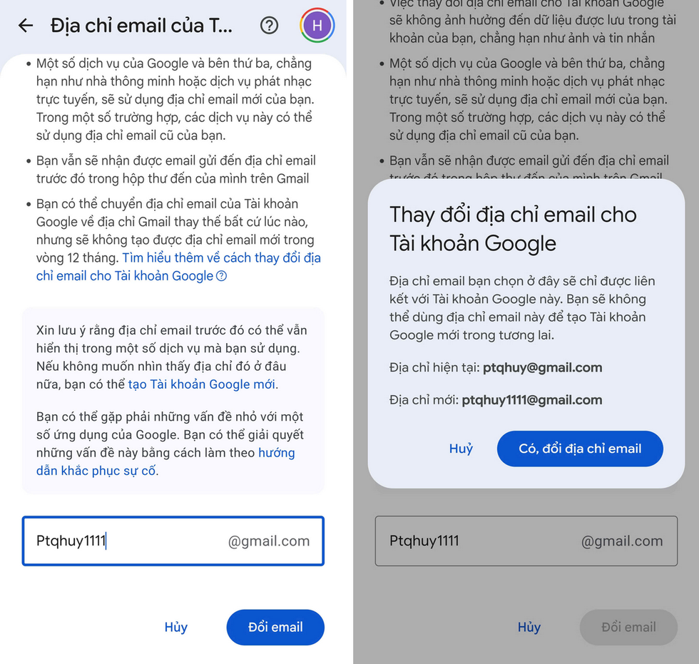 Hướng dẫn cách đổi địa chỉ hộp thư Gmail, vẫn giữ nguyên mọi dữ liệu - 4