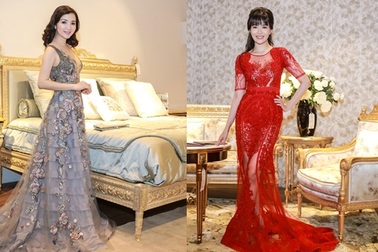 Dàn Hoa hậu thưởng lãm nội thất đẳng cấp trên nền nhạc jazz, opera