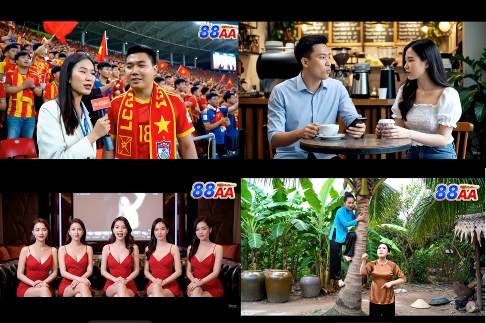 Tràn ngập video quảng cáo cờ bạc dùng AI mạo danh nhà đài, tập đoàn lớn