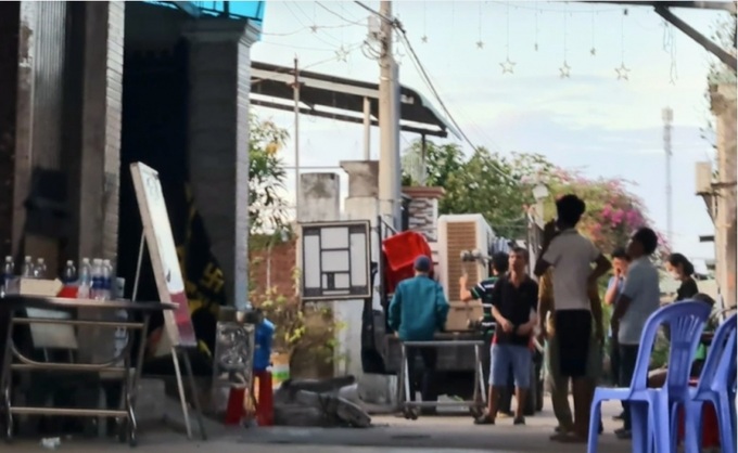 Khu vực hiện trường vụ việc. 
