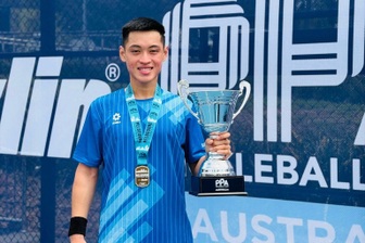 Trương Vinh Hiển đánh bại Lý Hoàng Nam, vô địch giải pickleball ở Australia