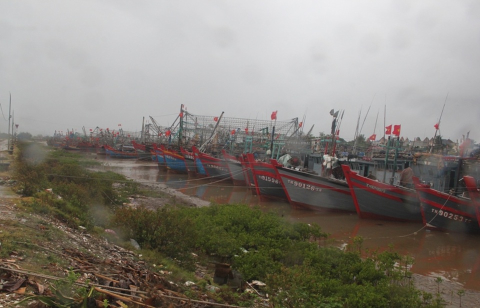Thanh Hóa tổ chức cấm biển ứng phó với bão số 7 - 1 Thanh Hóa tổ chức cấm biển ứng phó với bão số 7 - 1