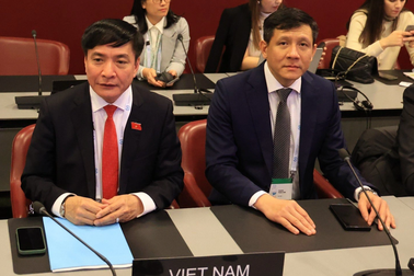 Tổng Thư ký Quốc hội Bùi Văn Cường phát biểu tại Hội nghị ASGP