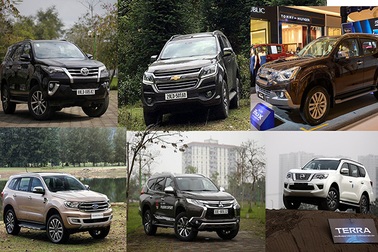 Người Việt “thích” mẫu SUV 7 chỗ nào nhất?