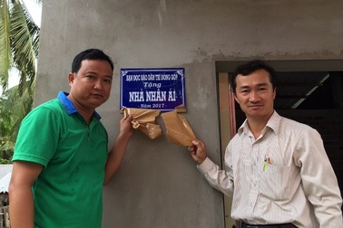 Khánh thành nhà Nhân ái do bạn đọc Dân trí đóng góp