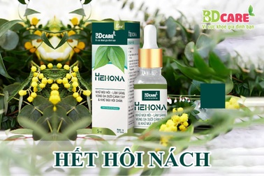 Serum trị hôi nách Hehona - xua tan nỗi lo mùi cơ thể