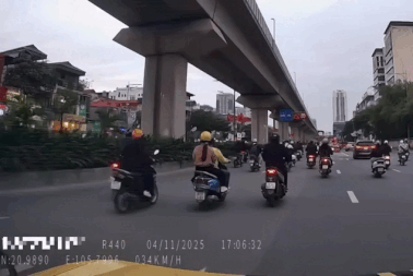 Thanh niên chuyển làn bất cẩn, tạt ngã cô gái rồi bỏ đi gây bức xúc