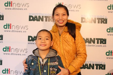 Nụ cười trở lại với bé Bùi Thanh Hiếu