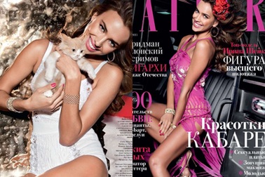 Irina Sheik khoe sắc trên Tatler 