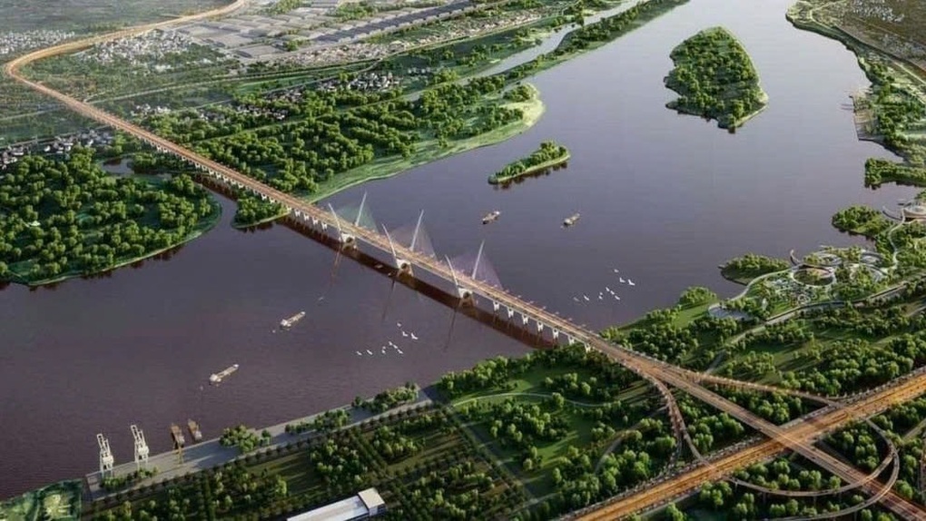 Hà Nội thông tin kế hoạch triển khai 3 cầu lớn qua sông Hồng - 1 Hà Nội thông tin kế hoạch triển khai 3 cầu lớn qua sông Hồng - 1