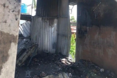 Hải Phòng: Cháy ngôi nhà 2 tầng, 2 người nhập viện