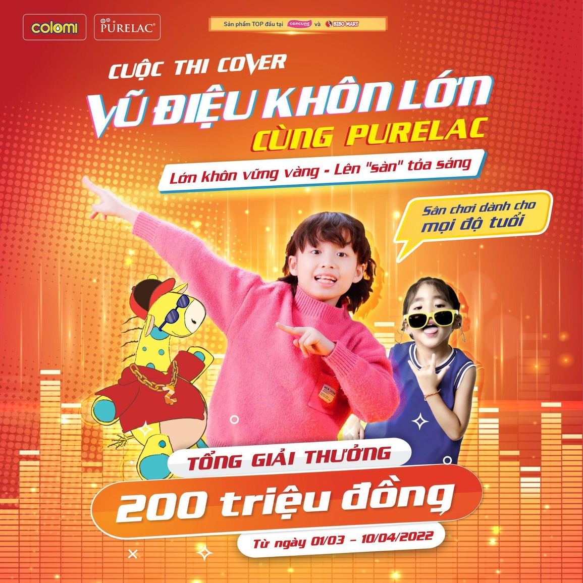 Gửi tặng trẻ em vùng cao 3 Bữa cơm có thịt khi tham gia Vũ điệu Purelac - 1 Gửi tặng trẻ em vùng cao 3 Bữa cơm có thịt khi tham gia Vũ điệu Purelac - 1