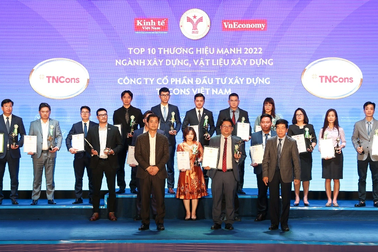 TNCons Vietnam vào top 10 "Thương hiệu mạnh ngành xây dựng - vật liệu xây dựng"