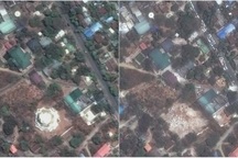 Ảnh vệ tinh trước và sau thảm họa động đất như bom nguyên tử ở Myanmar